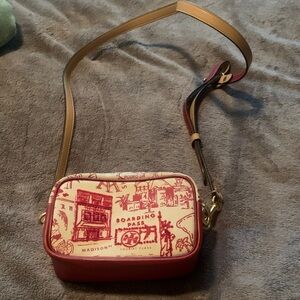 Women’s Mini Tory Burch Perry Printed Canvas Crossbody Bag